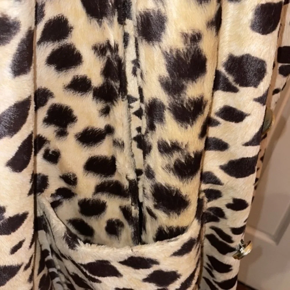 LEOPARD FUR Vintage Fab‎ YOUNG GENERATION  Cape One Size Fits All  MADE IN USA